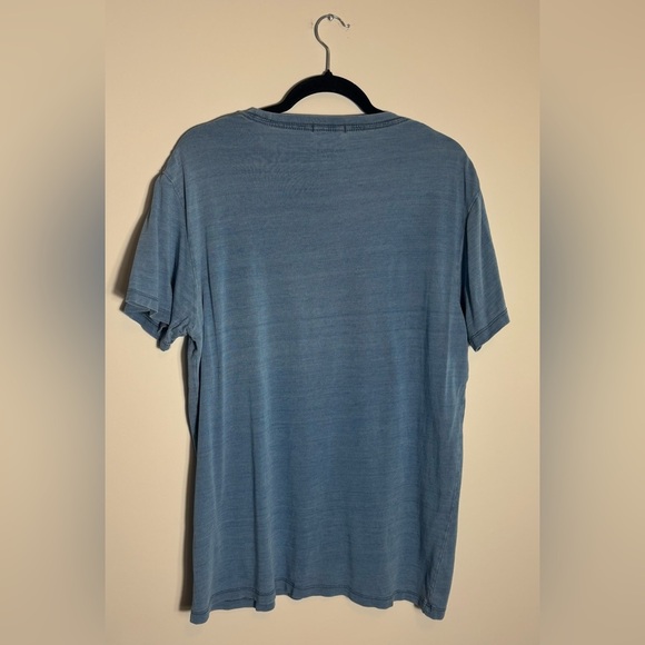 Marine Layer Aloha Graphic Tee Light Blue Crewneck Pullover Size Medium/Large - Picture 2 of 6